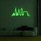 Stadt-Skyline LED-Neonschild für Wohnzimmer oder Büro