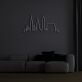 Stadt-Skyline LED-Neonschild für Wohnzimmer oder Büro