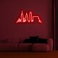 Stadt-Skyline LED-Neonschild für Wohnzimmer oder Büro