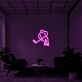 Eishockeyspieler LED-Neonschild für Wohnzimmer Sportbar