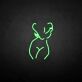 Abstrakte Frauenkörper Silhouette LED-Neonschild für Bar Club