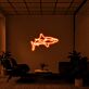 Hai LED-Neonschild Wohnzimmer Büro
