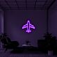 Passagierflugzeug LED-Neonschild für Wohnzimmer oder Büro