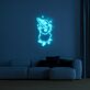 Zaubertrank mit Kristallen LED-Neonschild für Wohnzimmer Gamingzimmer