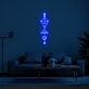 Geometrisches Symbol LED-Neonschild für Wohnzimmer oder Studio