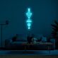 Geometrisches Symbol LED-Neonschild für Wohnzimmer oder Studio