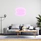 Auge mit Strahlen LED-Neonschild für Wohnzimmer oder Schlafzimmer