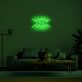 Auge mit Strahlen LED-Neonschild für Wohnzimmer oder Schlafzimmer