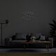 Auge mit Strahlen LED-Neonschild für Wohnzimmer oder Schlafzimmer