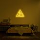 Kuss Illustration im Dreieck LED-Neonschild Schlafzimmer Wohnzimmer