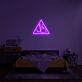 Kuss Illustration im Dreieck LED-Neonschild Schlafzimmer Wohnzimmer