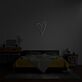 Herzsymbol LED-Neonschild Schlafzimmer Wohnzimmer