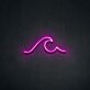 Meereswelle LED-Neonschild Wohnzimmer Lounge