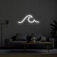 Meereswelle LED-Neonschild Wohnzimmer Lounge