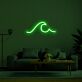 Meereswelle LED-Neonschild Wohnzimmer Lounge