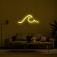 Meereswelle LED-Neonschild Wohnzimmer Lounge