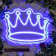 Krone LED-Neonschild für Wohnzimmer oder Büro