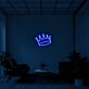Krone LED-Neonschild für Wohnzimmer oder Büro