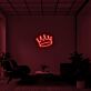Krone LED-Neonschild für Wohnzimmer oder Büro