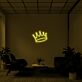 Krone LED-Neonschild für Wohnzimmer oder Büro