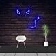 Teufelsgesicht LED-Neonschild für Bar Club