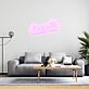 Cosmic LED Neon Schriftzug mit Stern