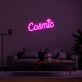 Cosmic LED Neon Schriftzug mit Stern