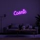 Cosmic LED Neon Schriftzug mit Stern