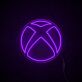 Kreis mit X Symbol LED-Neonschild Gaming Zimmer