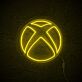 Kreis mit X Symbol LED-Neonschild Gaming Zimmer