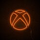 Kreis mit X Symbol LED-Neonschild Gaming Zimmer