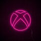 Kreis mit X Symbol LED-Neonschild Gaming Zimmer