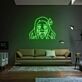 Anime Mädchen mit Bambus im Mund LED-Neonschild Wohnzimmer Gaming Zimmer