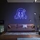 Anime Mädchen mit Bambus im Mund LED-Neonschild Wohnzimmer Gaming Zimmer