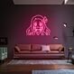 Anime Mädchen mit Bambus im Mund LED-Neonschild Wohnzimmer Gaming Zimmer