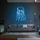 Anime Mädchen Gesichtslinie LED-Neonschild für Wohnzimmer Schlafzimmer