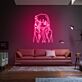 Anime Mädchen Gesichtslinie LED-Neonschild für Wohnzimmer Schlafzimmer