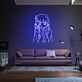 Anime Mädchen Gesichtslinie LED-Neonschild für Wohnzimmer Schlafzimmer