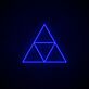 Dreiecks-Symbol LED-Neonschild für Gamingzimmer und Wohnzimmer