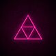 Dreiecks-Symbol LED-Neonschild für Gamingzimmer und Wohnzimmer