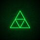 Dreiecks-Symbol LED-Neonschild für Gamingzimmer und Wohnzimmer