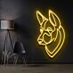 Schäferhund Kopf LED-Neonschild Wohnzimmer Büro