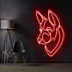 Schäferhund Kopf LED-Neonschild Wohnzimmer Büro