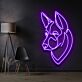 Schäferhund Kopf LED-Neonschild Wohnzimmer Büro