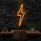 Blitzsymbol LED-Neonschild für Home Office oder Gaming Room