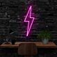 Blitzsymbol LED-Neonschild für Home Office oder Gaming Room