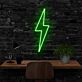 Blitzsymbol LED-Neonschild für Home Office oder Gaming Room