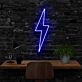 Blitzsymbol LED-Neonschild für Home Office oder Gaming Room