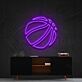 Basketball LED-Neonschild für Wohnzimmer Sportbar