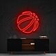 Basketball LED-Neonschild für Wohnzimmer Sportbar